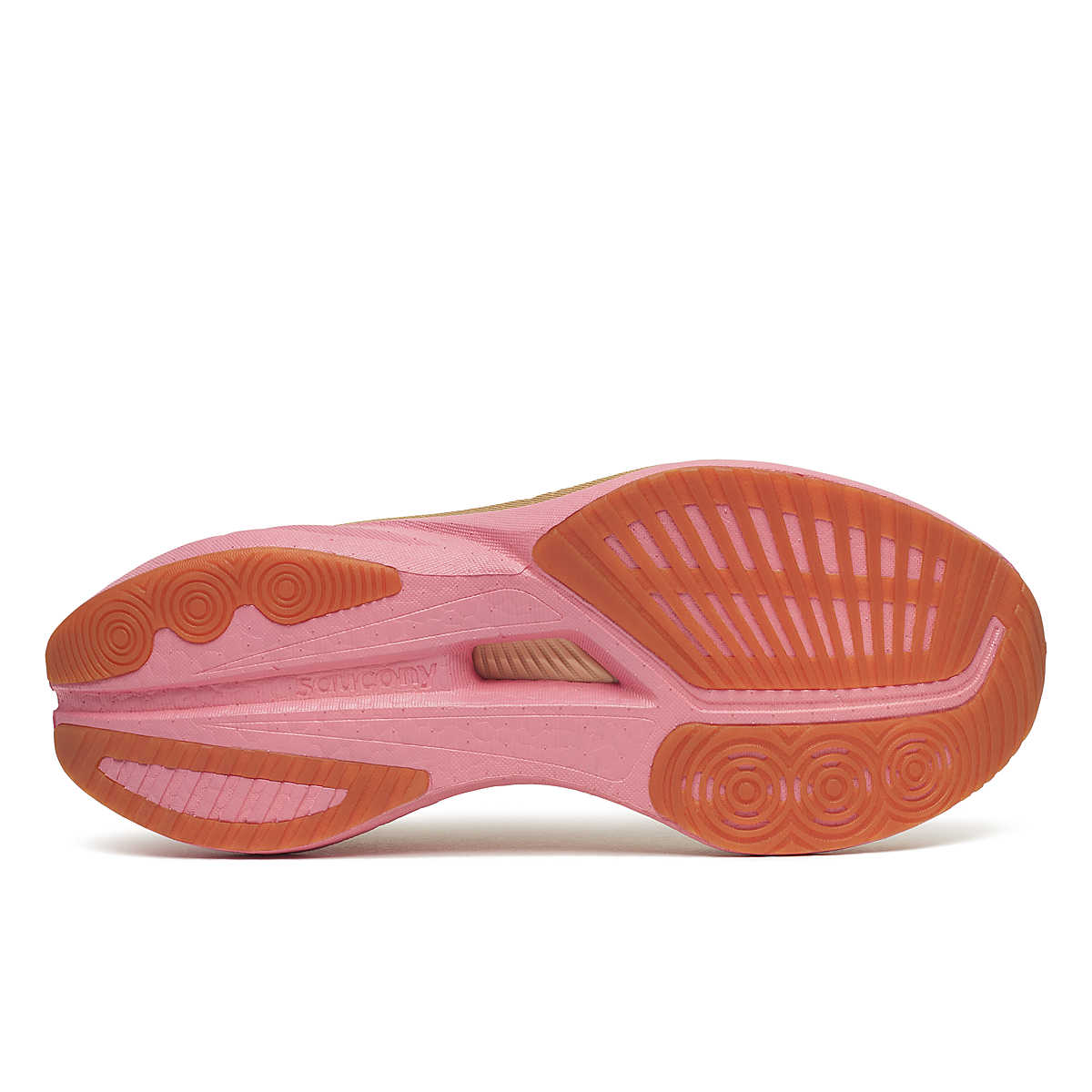Womens Saucony Endorphin Speed 5 Ivory/Mauve - bottom view