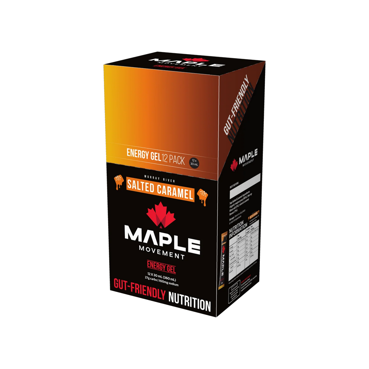 Maple Sap Salted Caramel Energy Gel (Box 12)